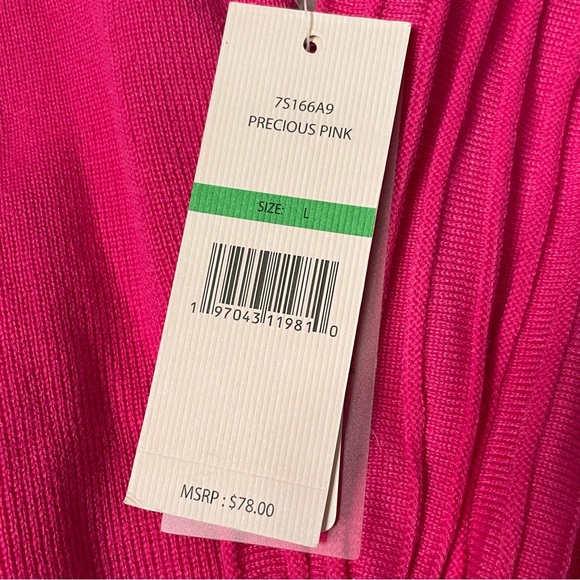 Nanette Lepore pleated sleeve pullover sweater - Picture 8 of 9